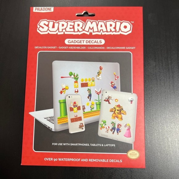 Super Mario Gadget Decals NEW - Picture 1 of 3